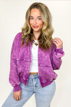 Vintage Drift Acid Washed Fleece Jacket - BACK IN STOCK - Madison and Mallory
