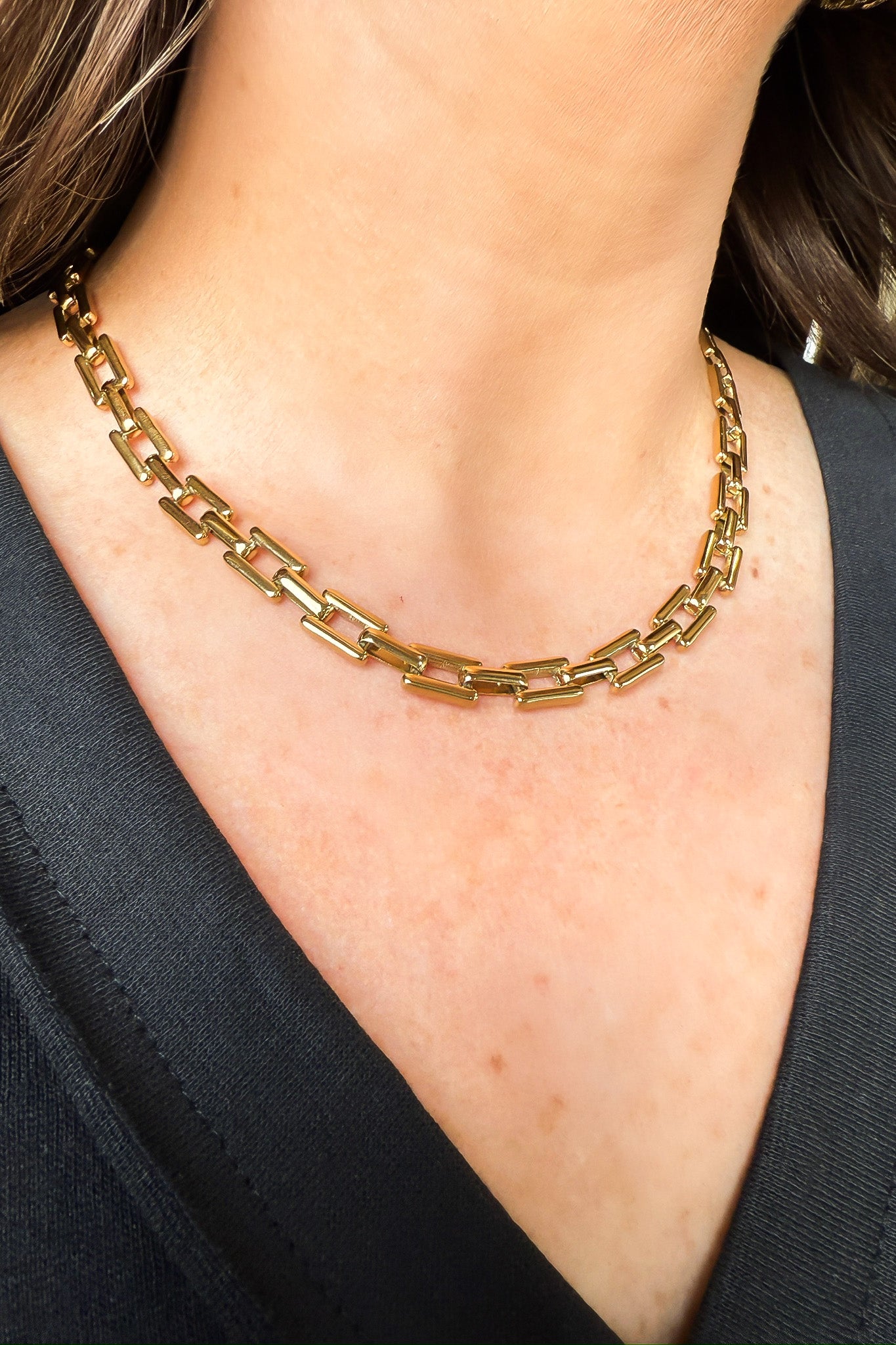 Golden Chain Necklace - Madison and Mallory