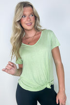 Green / S Fade Into You Essential Super Soft Top - FINAL SALE - Madison and Mallory