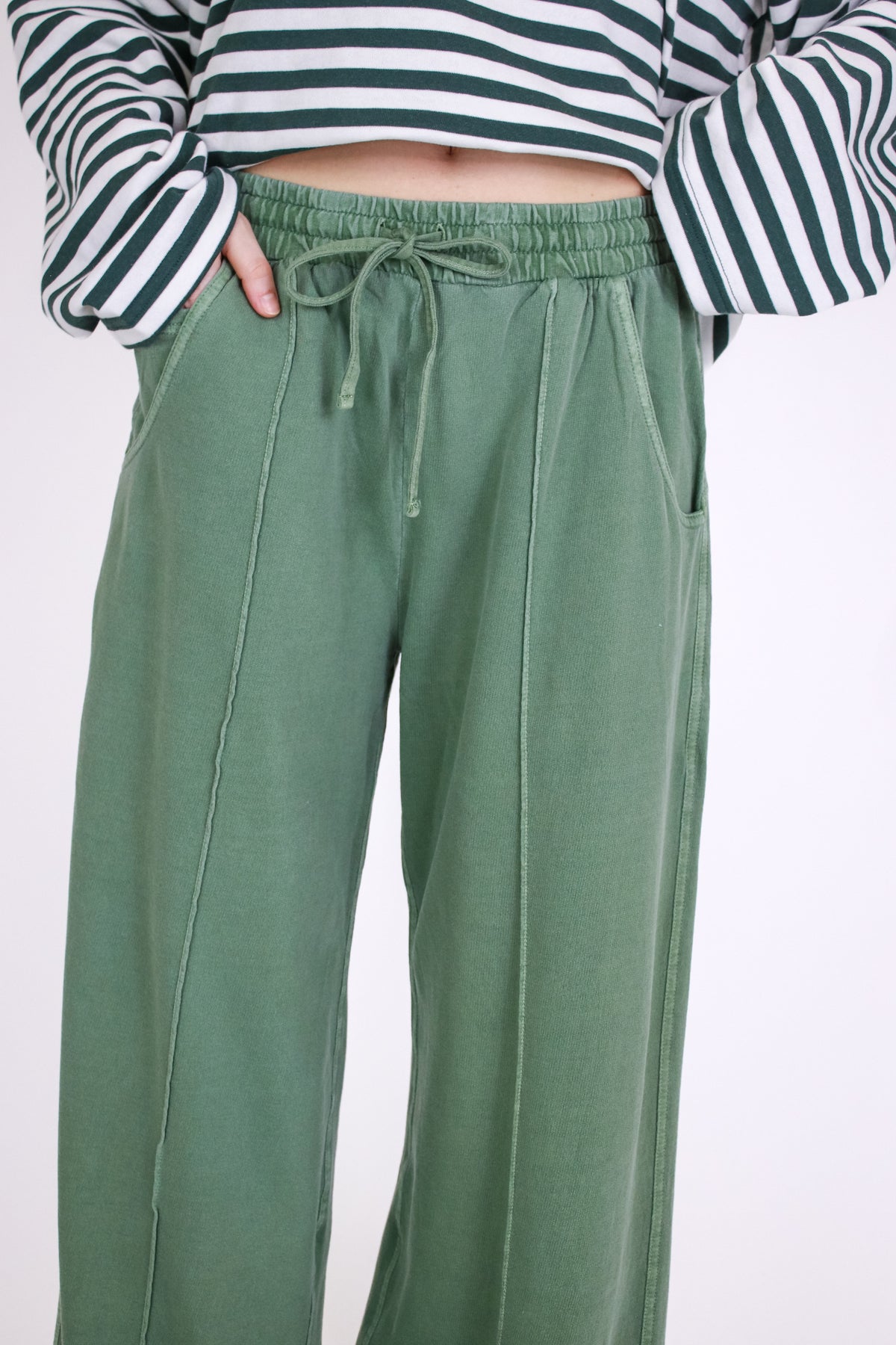 Faded Hour Wide Leg Pants - Madison and Mallory