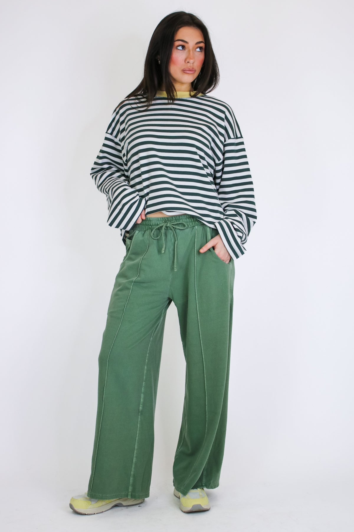 Faded Hour Wide Leg Pants - Madison and Mallory