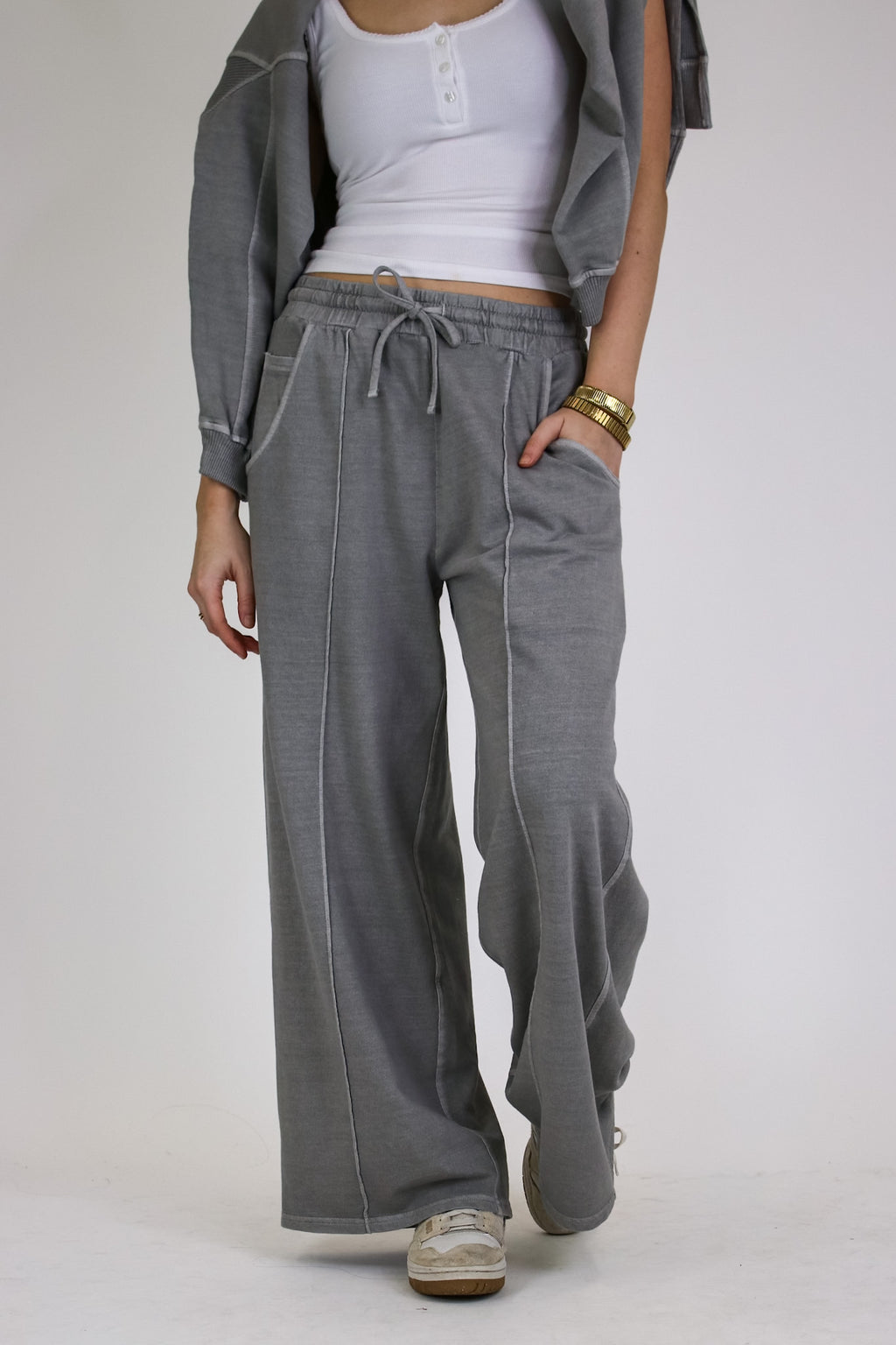 Faded Hour Wide Leg Pants - Madison and Mallory