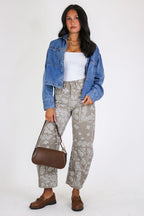 Faded Signal Denim Shacket