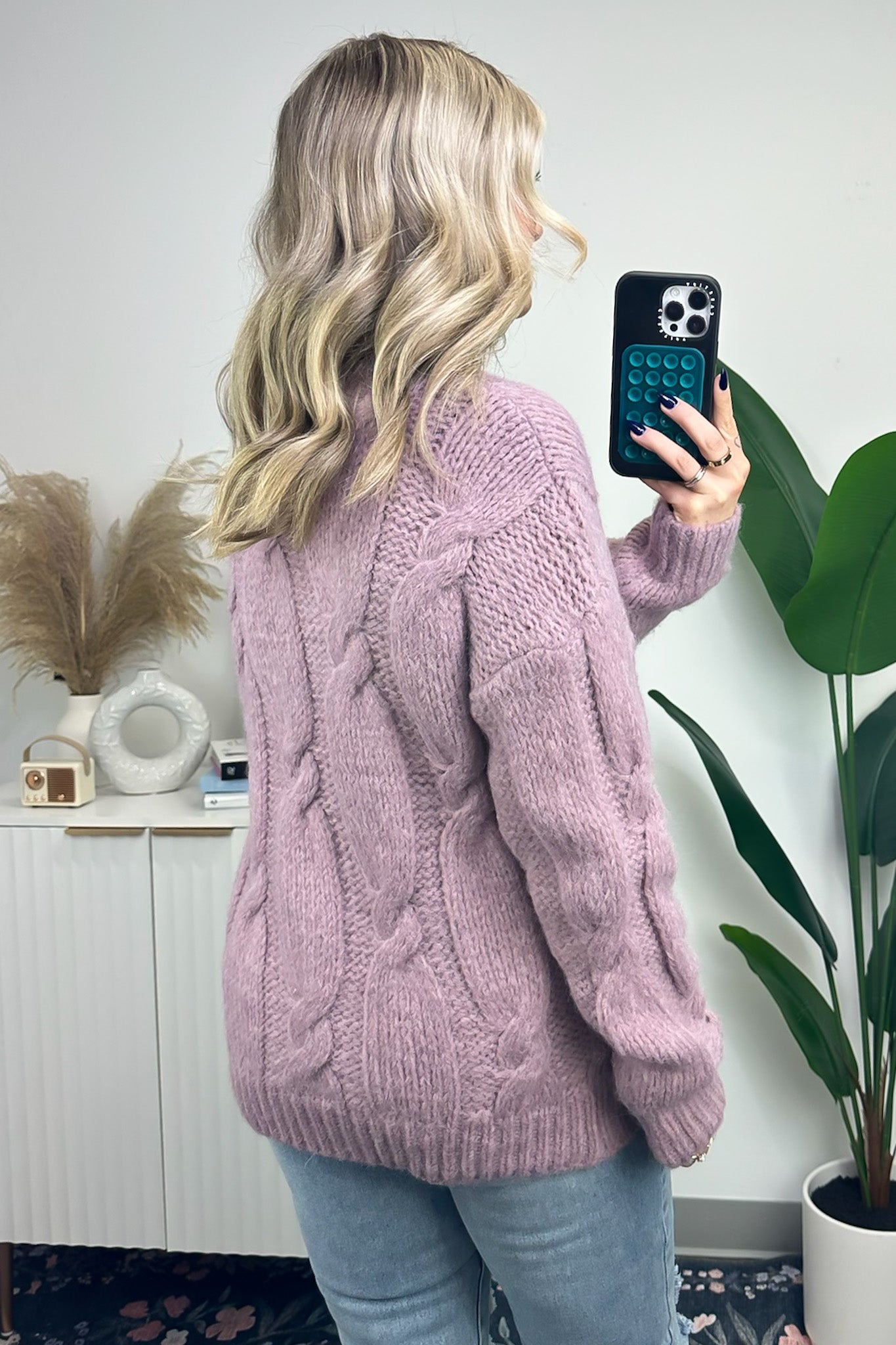  Fall and Forever Cable Knit Turtleneck Sweater - Madison and Mallory