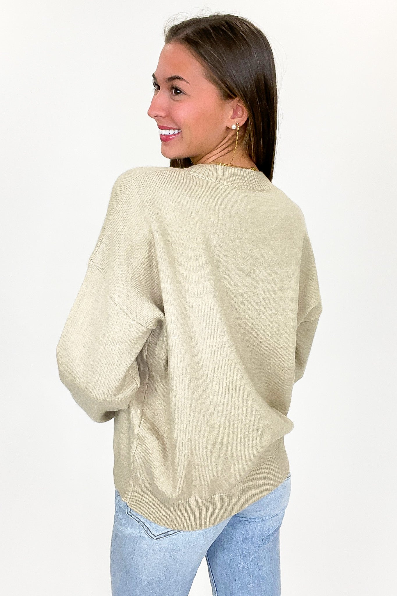 Festive Pup Holiday Knit Sweater - FINAL SALE - Madison and Mallory