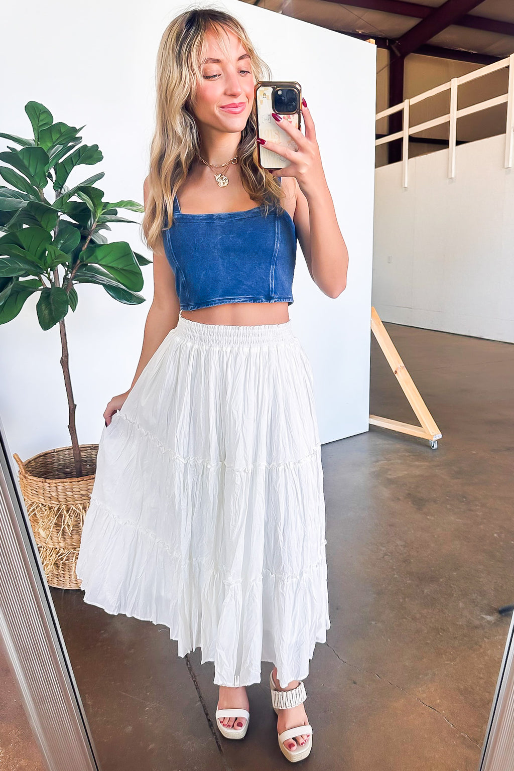 Flirtatious Crush Flowy Maxi Skirt - FINAL SALE - Madison and Mallory