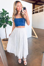 Flirtatious Crush Flowy Maxi Skirt - FINAL SALE - Madison and Mallory