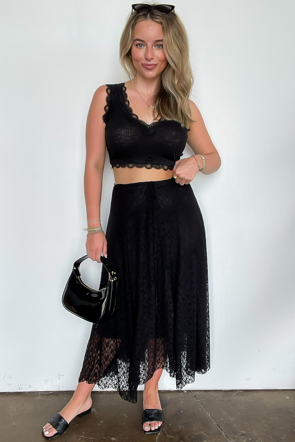Flirtline Lace Maxi Skirt - FINAL SALE - Madison and Mallory