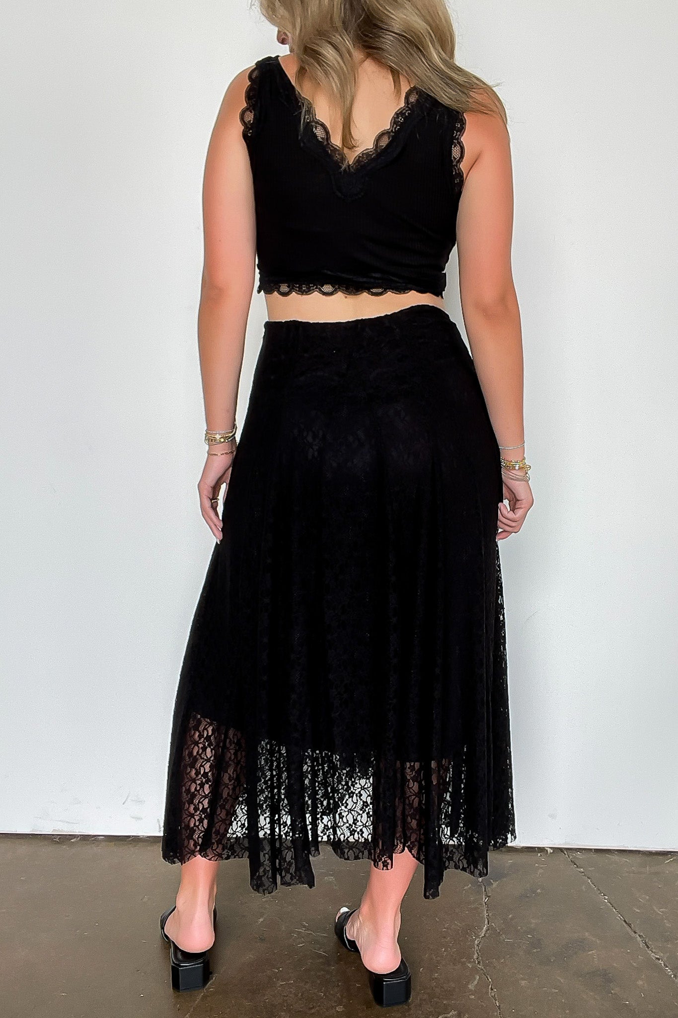 Flirtline Lace Maxi Skirt - Madison and Mallory