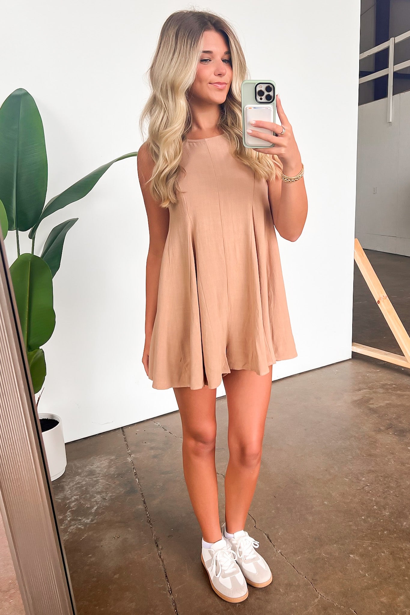  Flirty Feeling Flowy Scoop Back Romper - Madison and Mallory