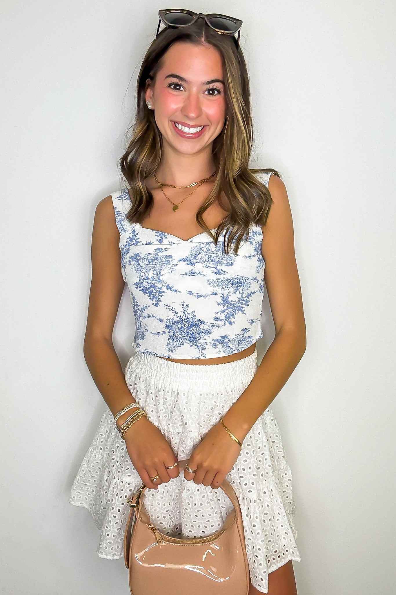 Floral Belle Sweetheart Tank Top - Madison and Mallory