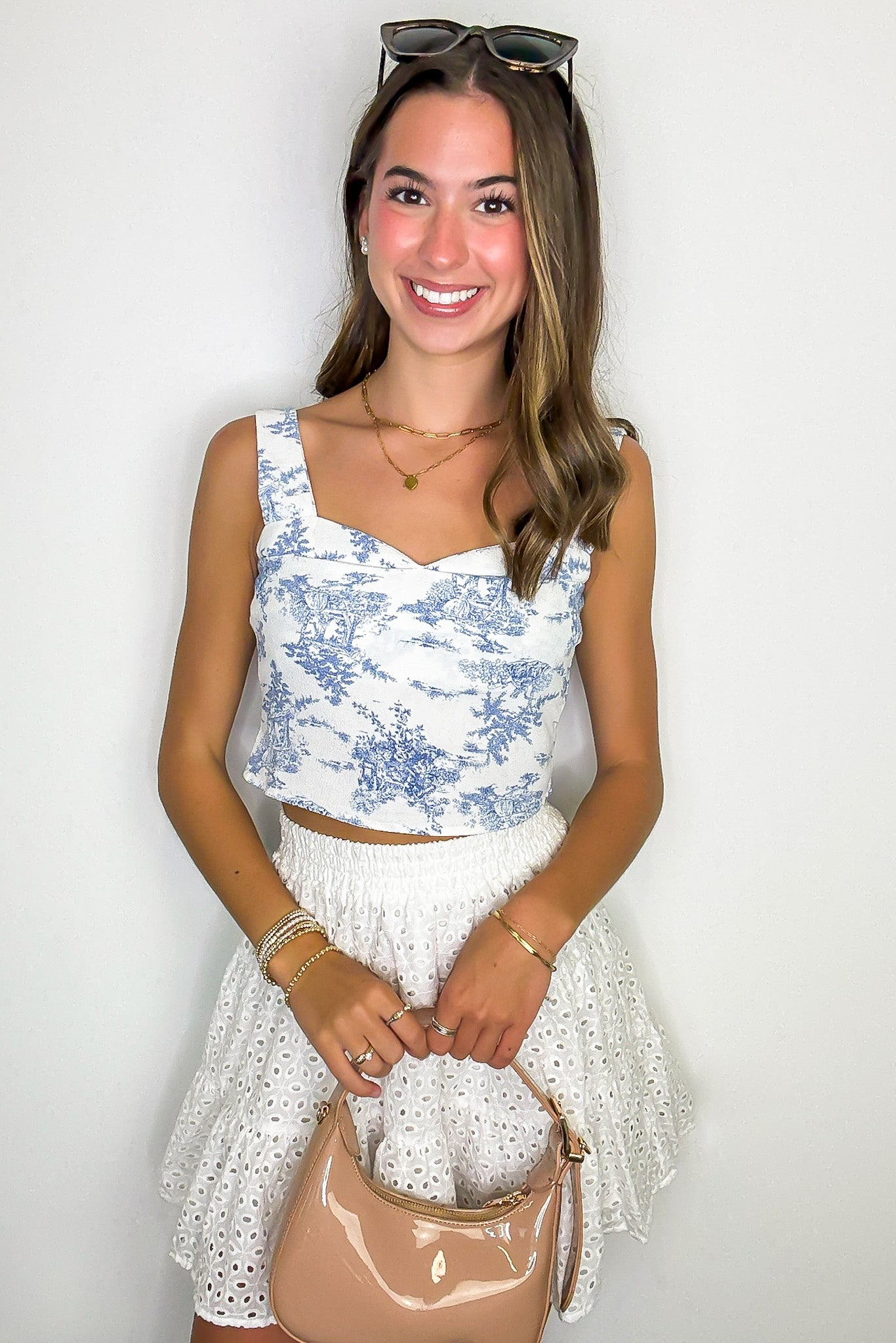 Floral Belle Sweetheart Tank Top - Madison and Mallory