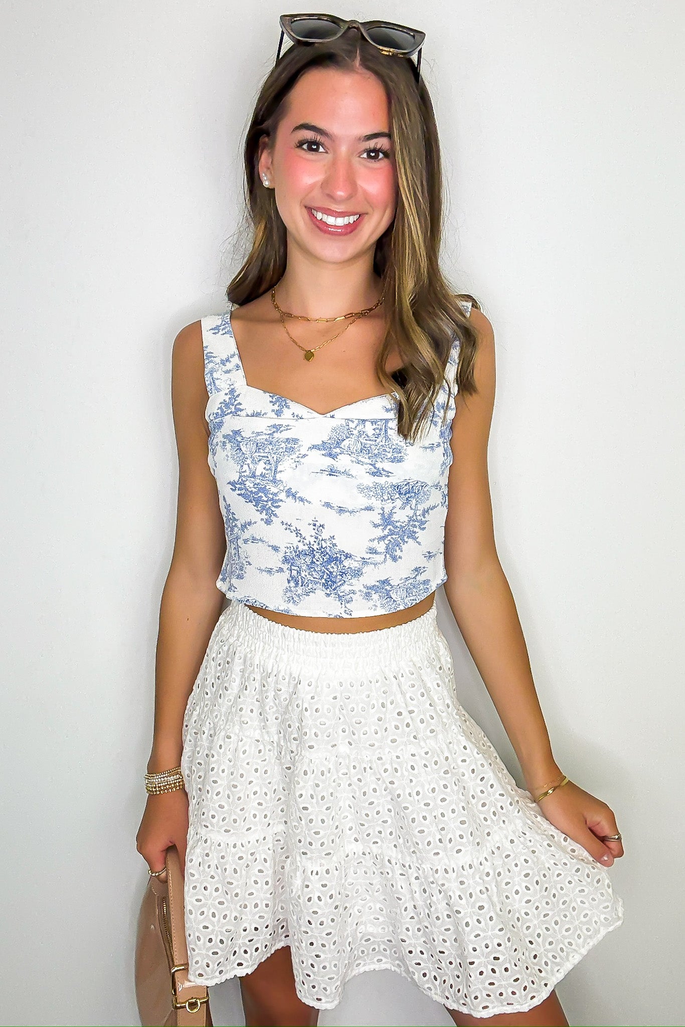 Floral Belle Sweetheart Tank Top - Madison and Mallory