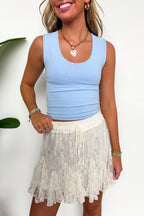 Fluid Form Double Layered Full Length Tank Top - Madison and Mallory