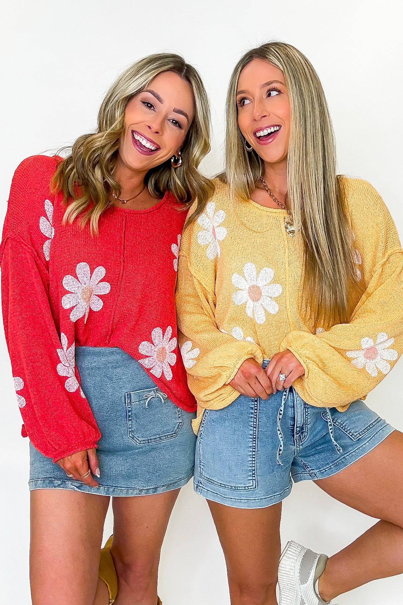 Flutter Bloom Relaxed Knit Sweater - Madison and Mallory