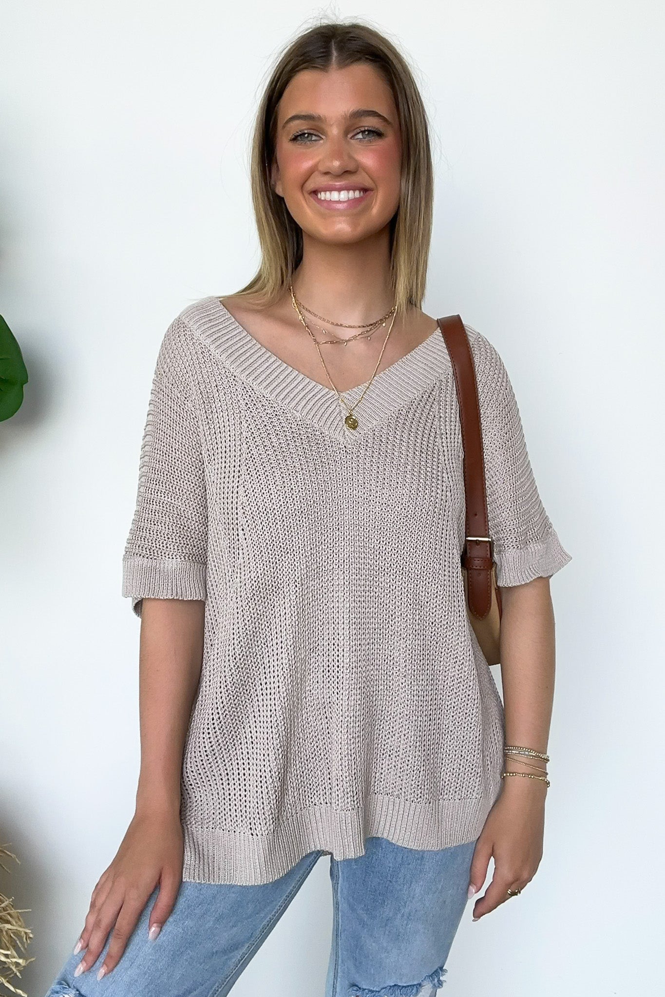  Free Fall Lightweight V-Neck Knit Top - BACK IN STOCK - Madison and Mallory