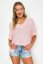 Free Fall Lightweight V-Neck Knit Top - BACK IN STOCK - Madison and Mallory
