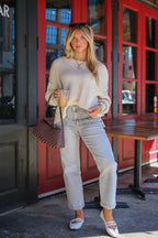 Front Row High Rise Patch Pocket Jeans - Madison and Mallory