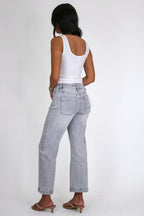 Front Row High Rise Patch Pocket Jeans