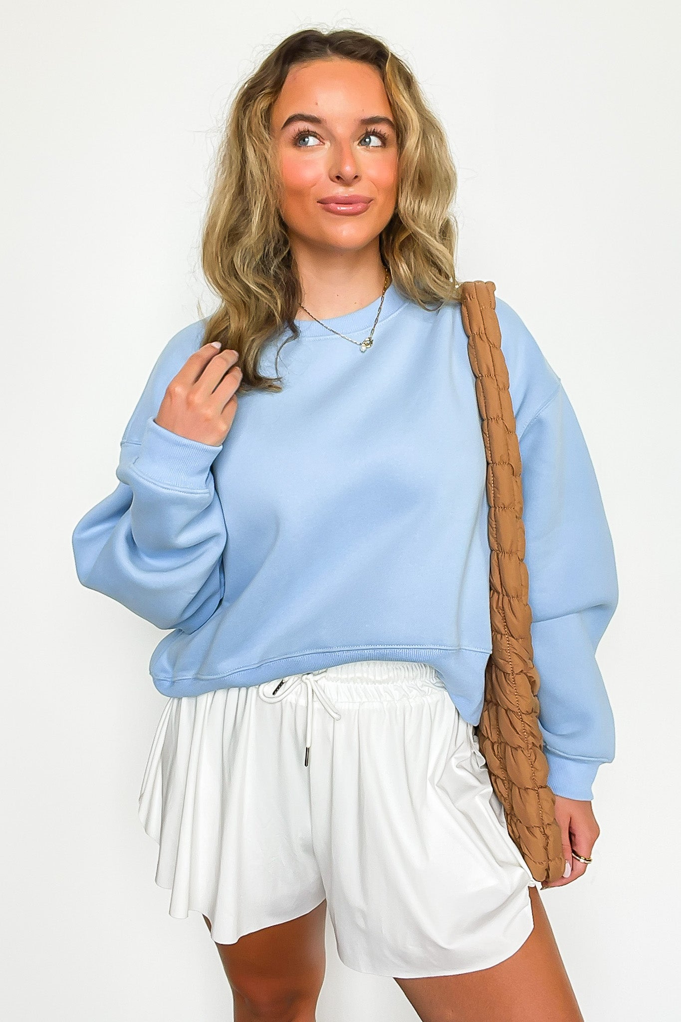 Gabbie Dropped Shoulder Sweatshirt - FINAL SALE - Madison and Mallory