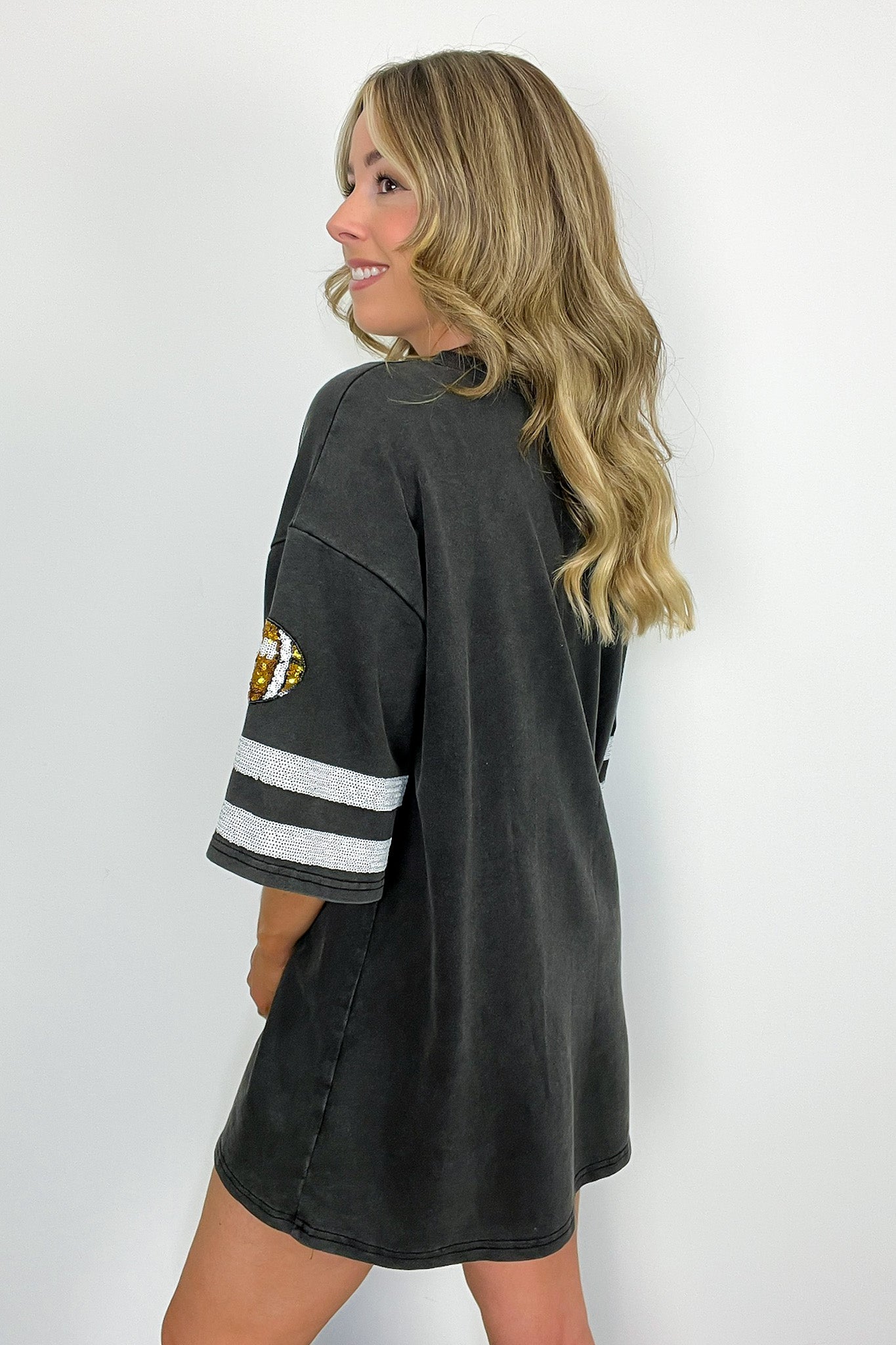  Game Day Varsity T-Shirt Dress - Madison and Mallory