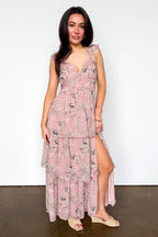 Garden Dream Floral Tiered Ruffle Dress - Madison and Mallory
