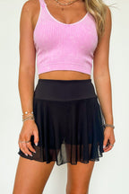 Gia Mesh Flowy Active Skort - FINAL SALE - Madison and Mallory