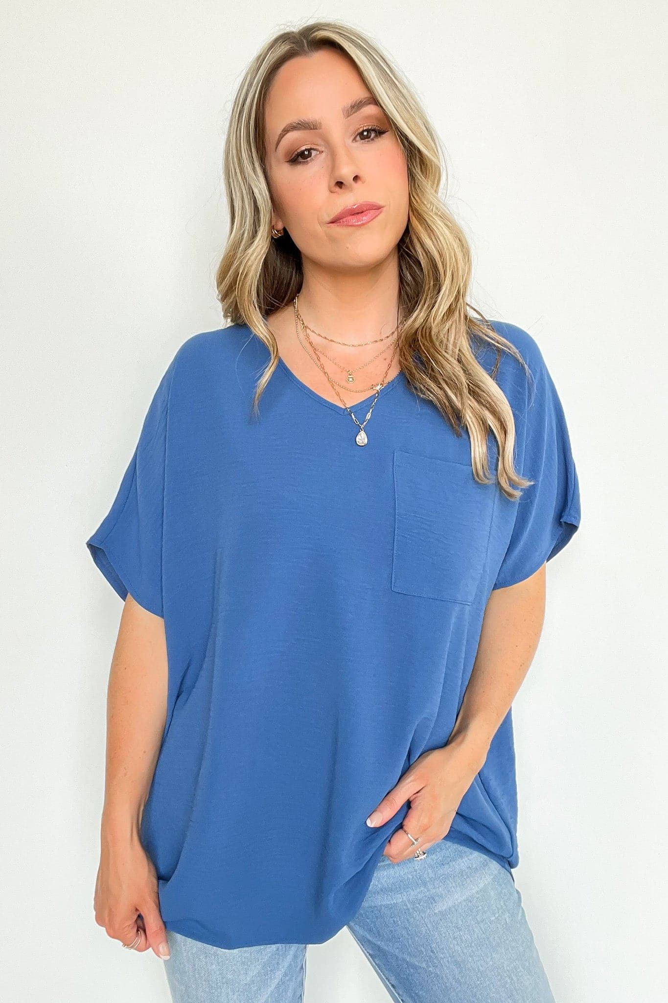  Gisella V-Neck Dolman Top - FINAL SALE - Madison and Mallory