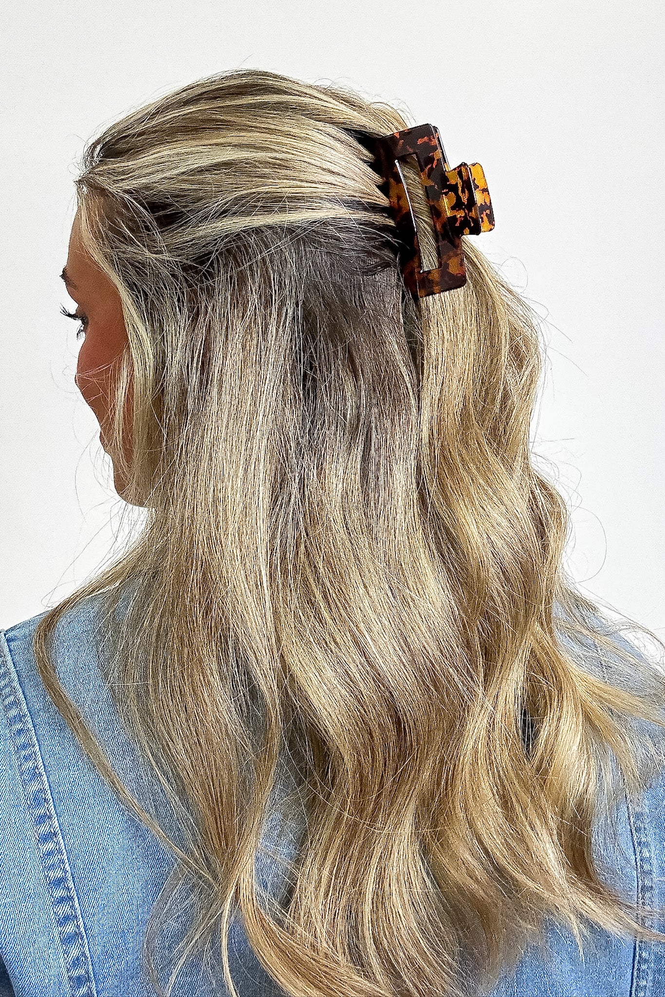 Glossy Girl Acetate Marble Hair Clip - Madison and Mallory