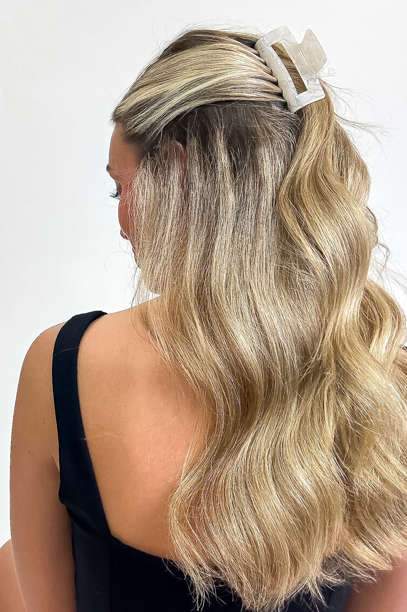 Glossy Girl Acetate Marble Hair Clip