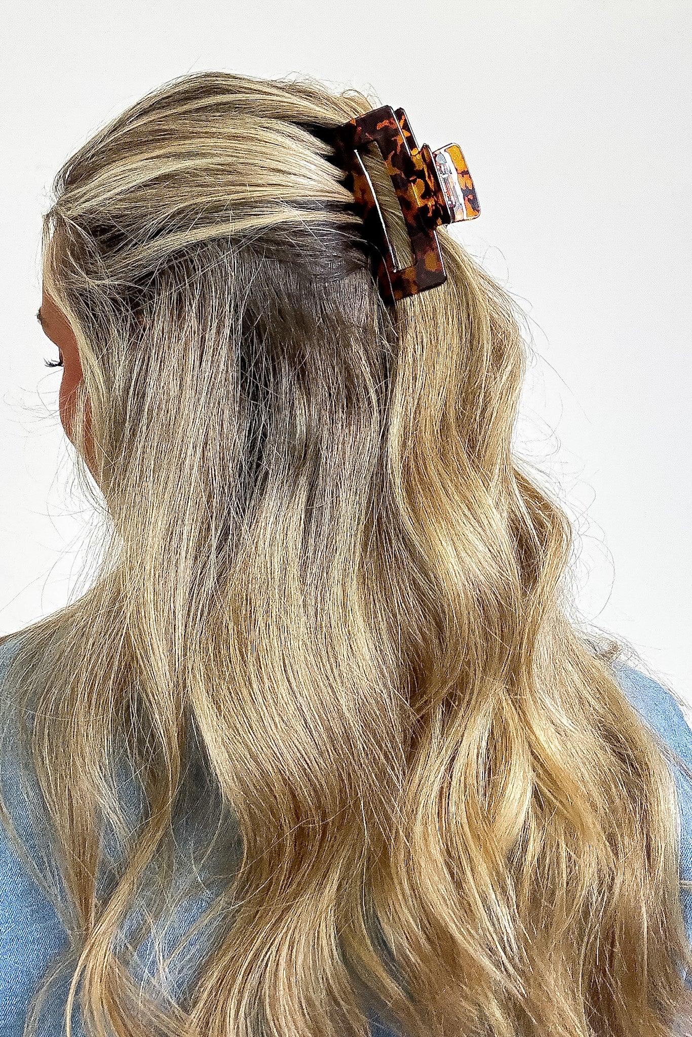 Glossy Girl Acetate Marble Hair Clip - Madison and Mallory