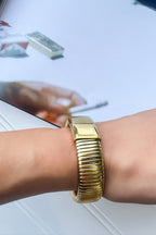 Gold Band Bracelet - FINAL SALE - Madison and Mallory