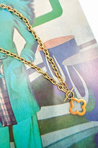 Golden Fortune 18k Stainless Steel Clover Necklace - Madison and Mallory