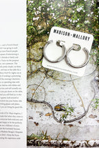 Golden Glint 14k Gold Dipped Cz Stone Paved Hoop Earrings - Madison and Mallory