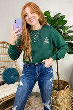  Golf Club Crest Logo Embroidered Pullover - FINAL SALE - Madison and Mallory