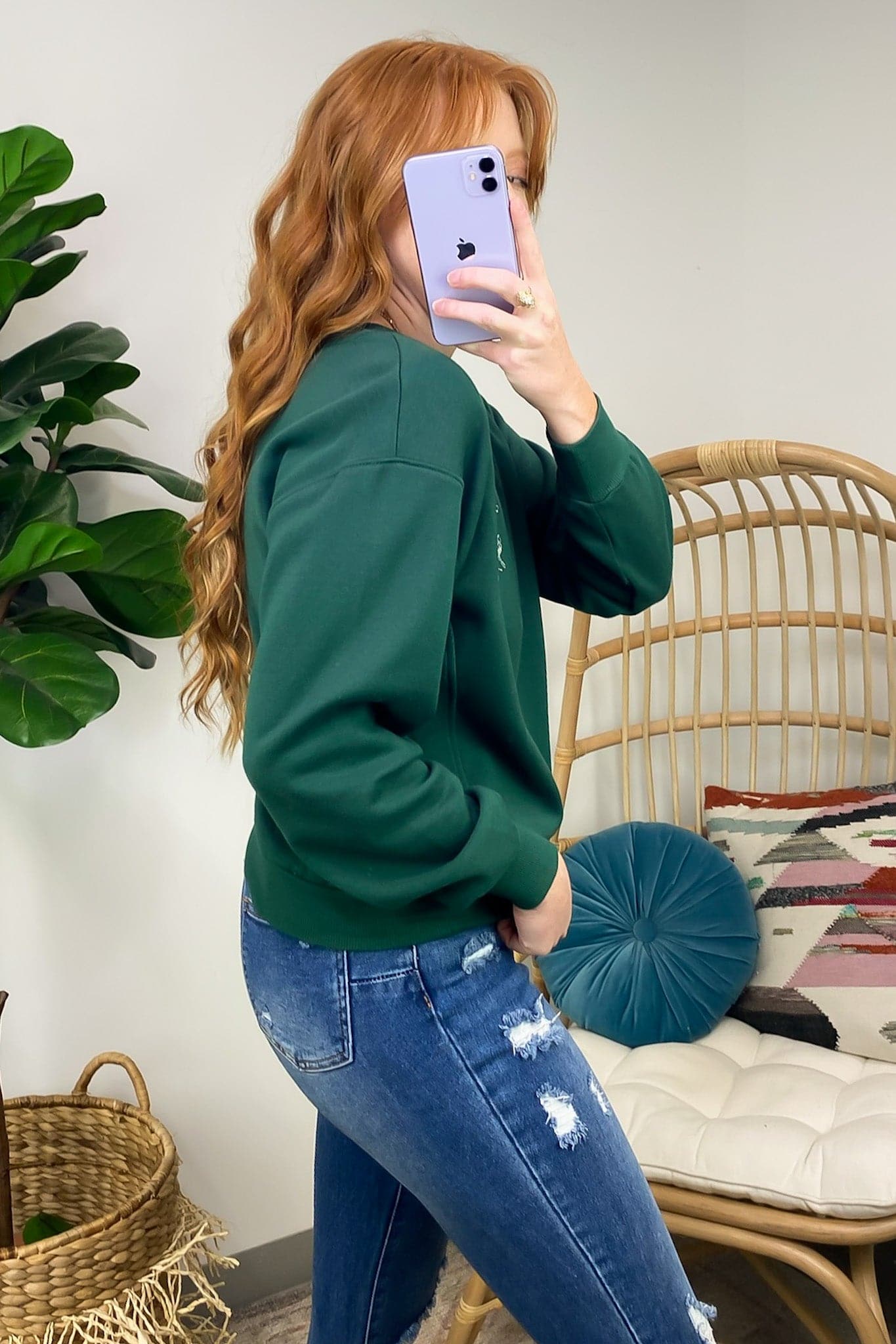  Golf Club Crest Logo Embroidered Pullover - FINAL SALE - Madison and Mallory