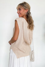 Good Days V-Neck Sleeveless Knit Top - FINAL SALE - Madison and Mallory
