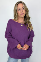 Gramm Boat Neck Ribbed Knit Sweater - BACK IN STOCK - Madison and Mallory