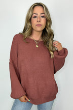 Gramm Boat Neck Ribbed Knit Sweater - BACK IN STOCK - Madison and Mallory
