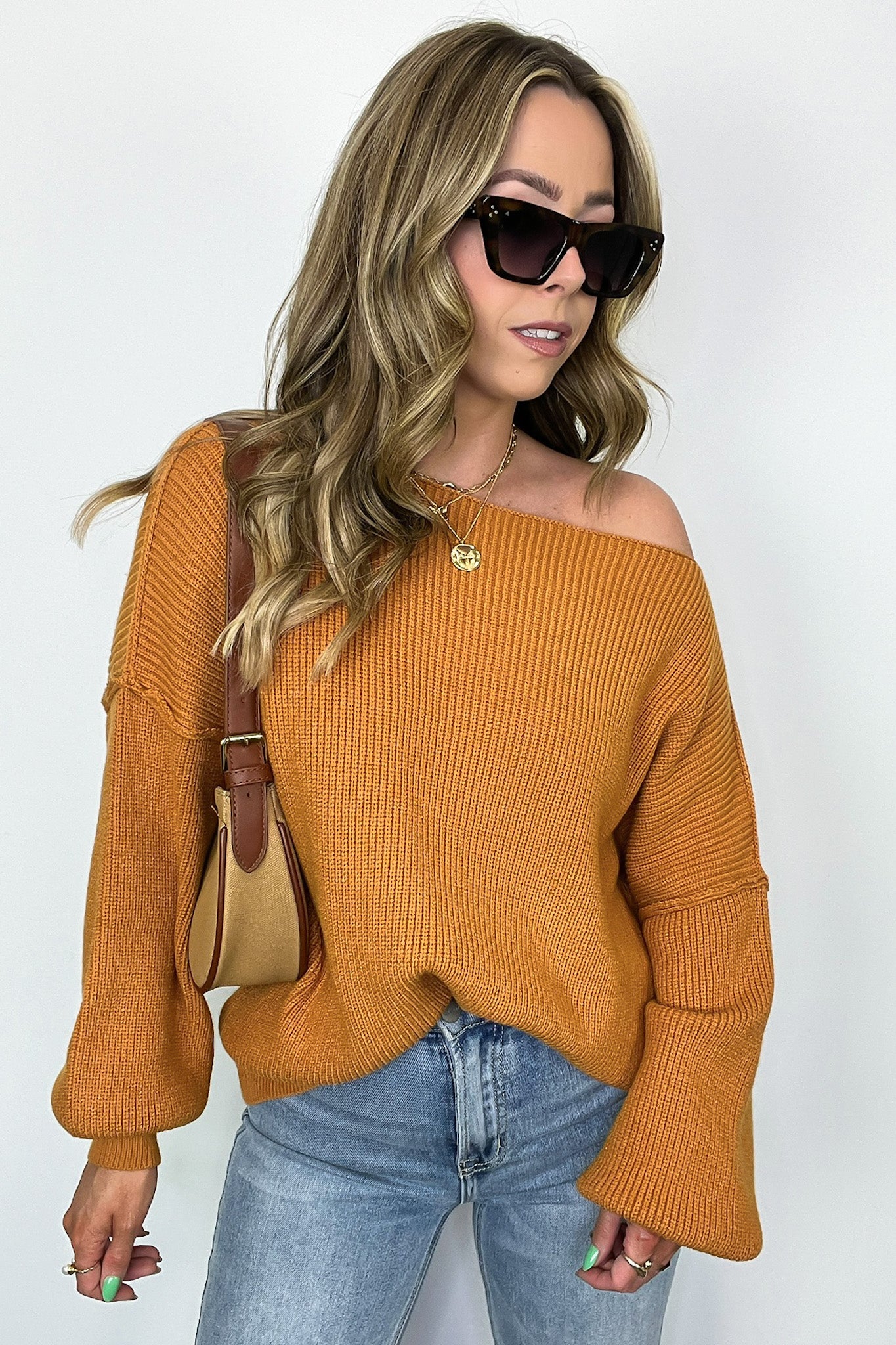 Gramm Boat Neck Ribbed Knit Sweater - BACK IN STOCK - Madison and Mallory