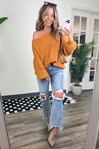 Gramm Boat Neck Ribbed Knit Sweater - BACK IN STOCK - Madison and Mallory