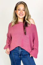 Gramm Boat Neck Ribbed Knit Sweater - BACK IN STOCK - Madison and Mallory