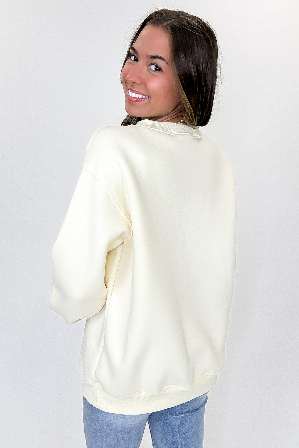 HOLLY JOLLY Embroidered Patch Pullover - FINAL SALE - Madison and Mallory