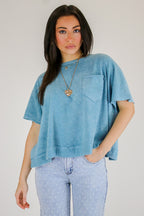 Halo Drift Oversized Pocket Top