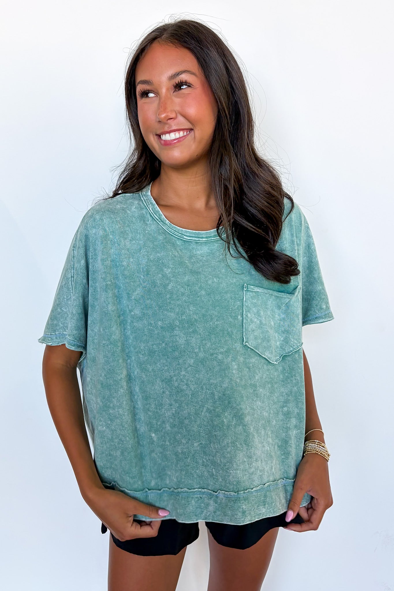 Halo Drift Oversized Pocket Top - BACK IN STOCK - Madison and Mallory