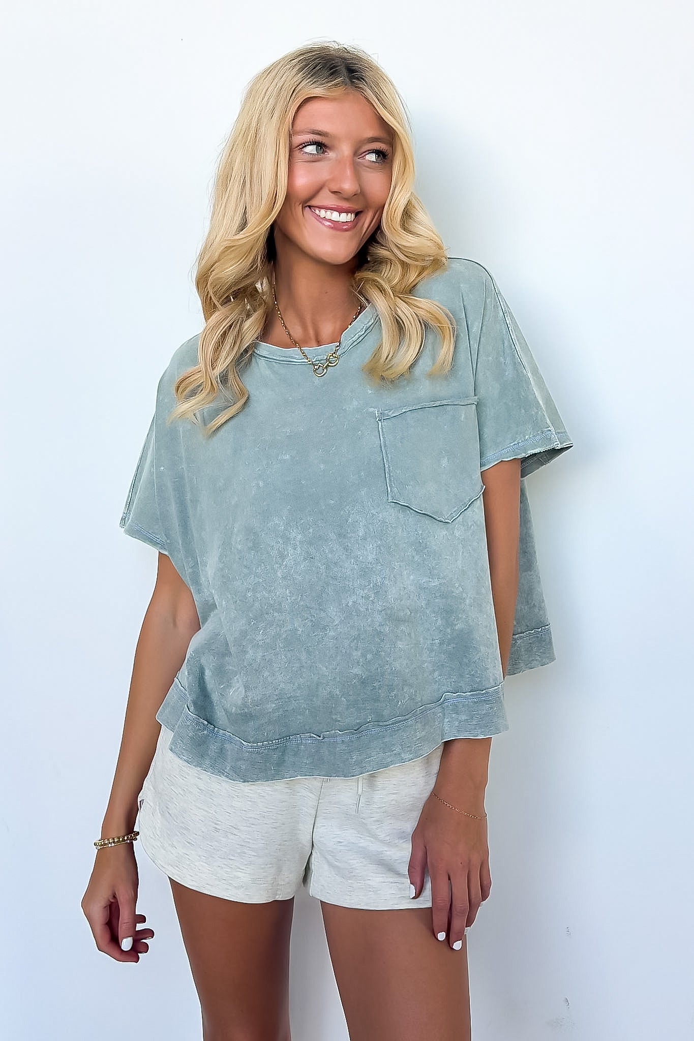 Halo Drift Oversized Pocket Top - BACK IN STOCK - Madison and Mallory