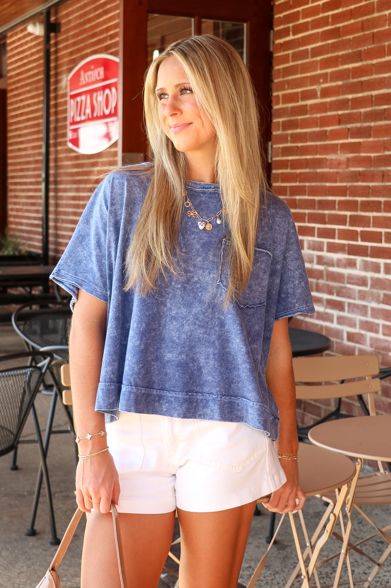 Halo Drift Oversized Pocket Top - Madison and Mallory