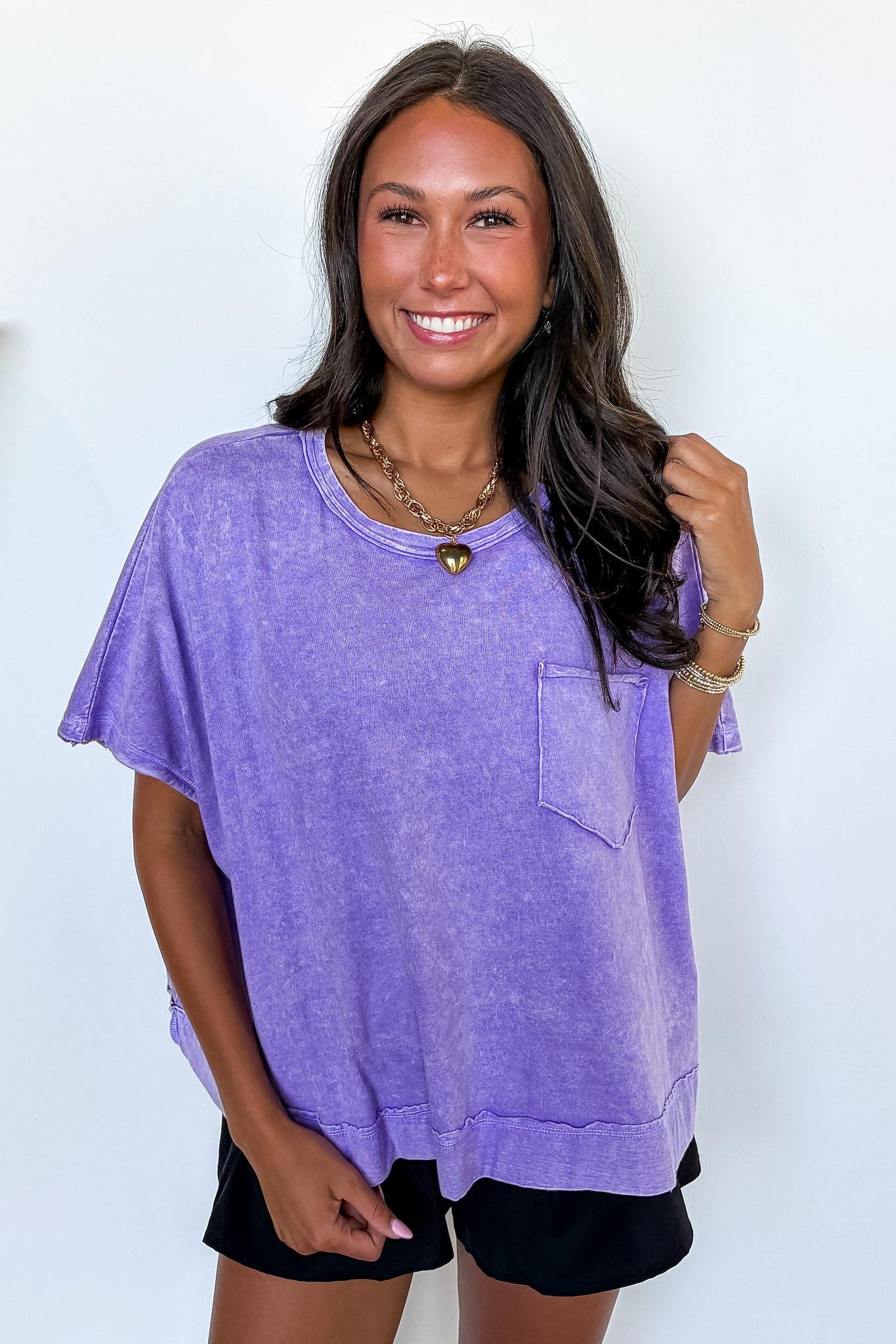 Halo Drift Oversized Pocket Top - BACK IN STOCK - Madison and Mallory