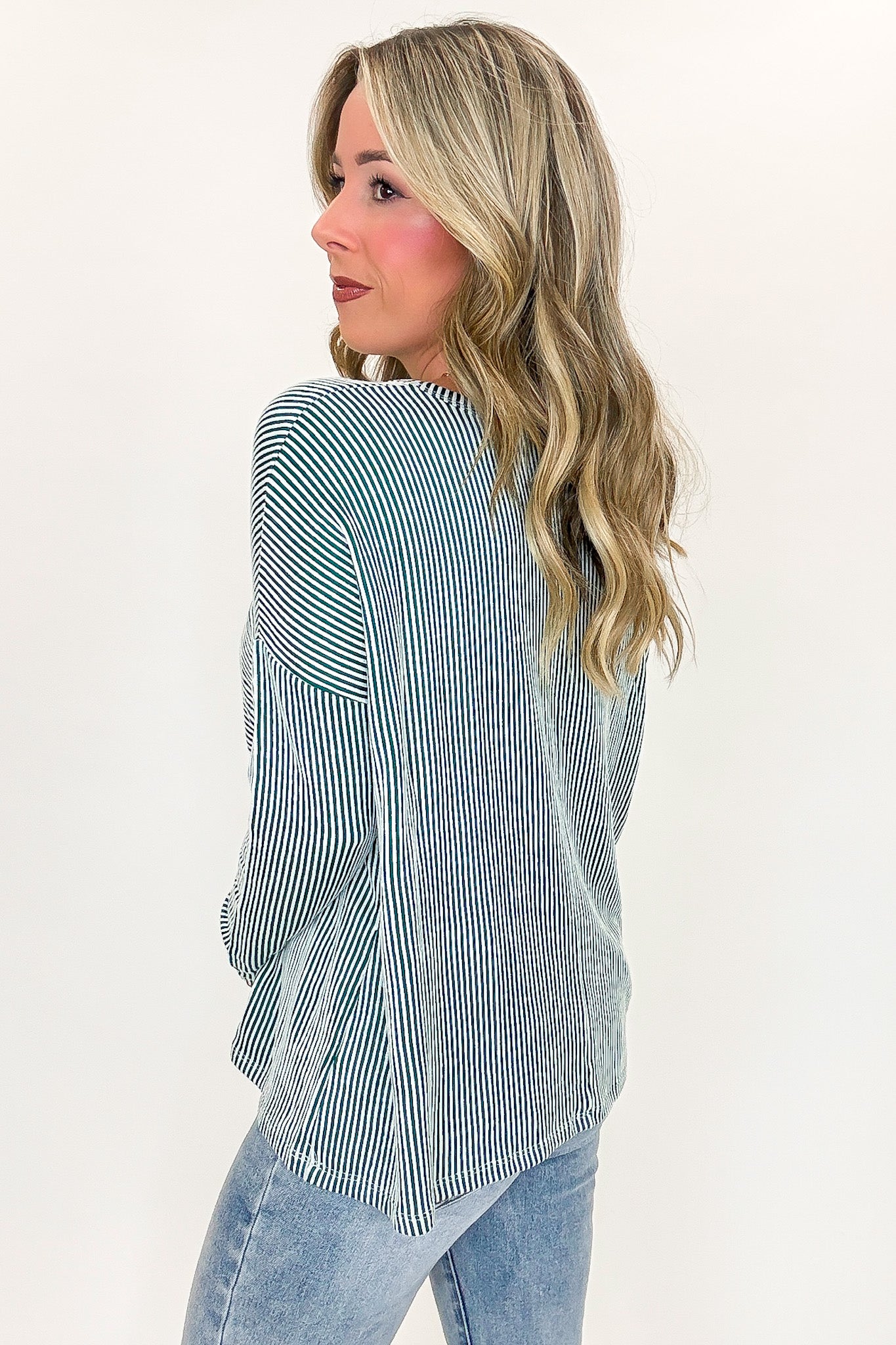 Harper Chill Ribbed Long Sleeve Top - Madison and Mallory