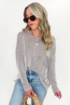Harper Chill Ribbed Long Sleeve Top - Madison and Mallory